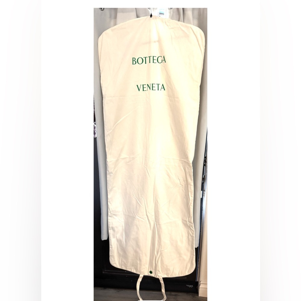 Bottega Veneta Cream Garment Bag
